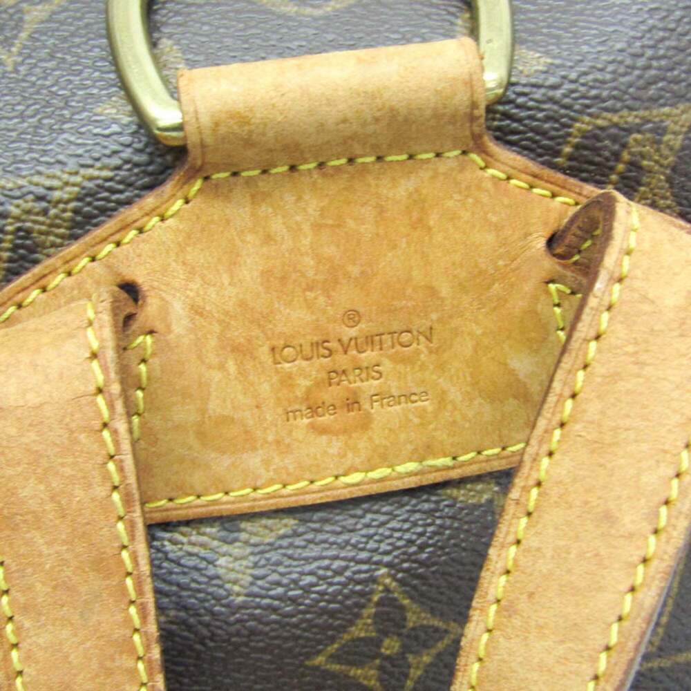 LOUIS VUITTON Authentic Brown Monogram Backpack - Picture 13 of 14
